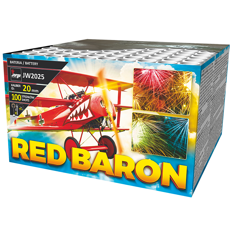 Red Baron – 100 Shot Battery