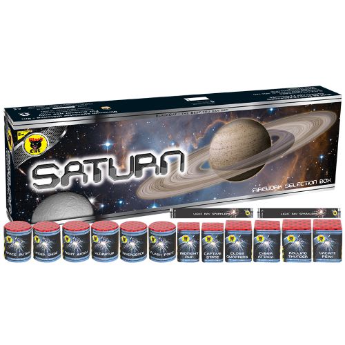 Saturn Selection Box 14 Firework Display Pack