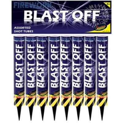 Blast Off (8PK) of Shot Tube by Standard Fireworks