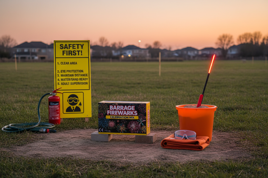 Barrage Fireworks safety measure