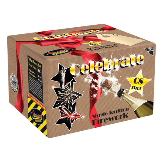 Celebrate Single Ignition Firework – 68 Shots