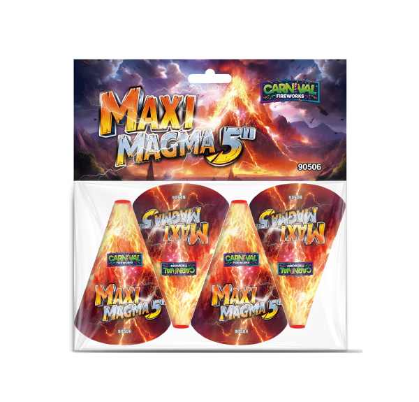 Maxi Magma Fountains - 4 in pack