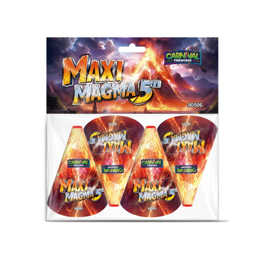 Maxi Magma Fountains - 4 in pack