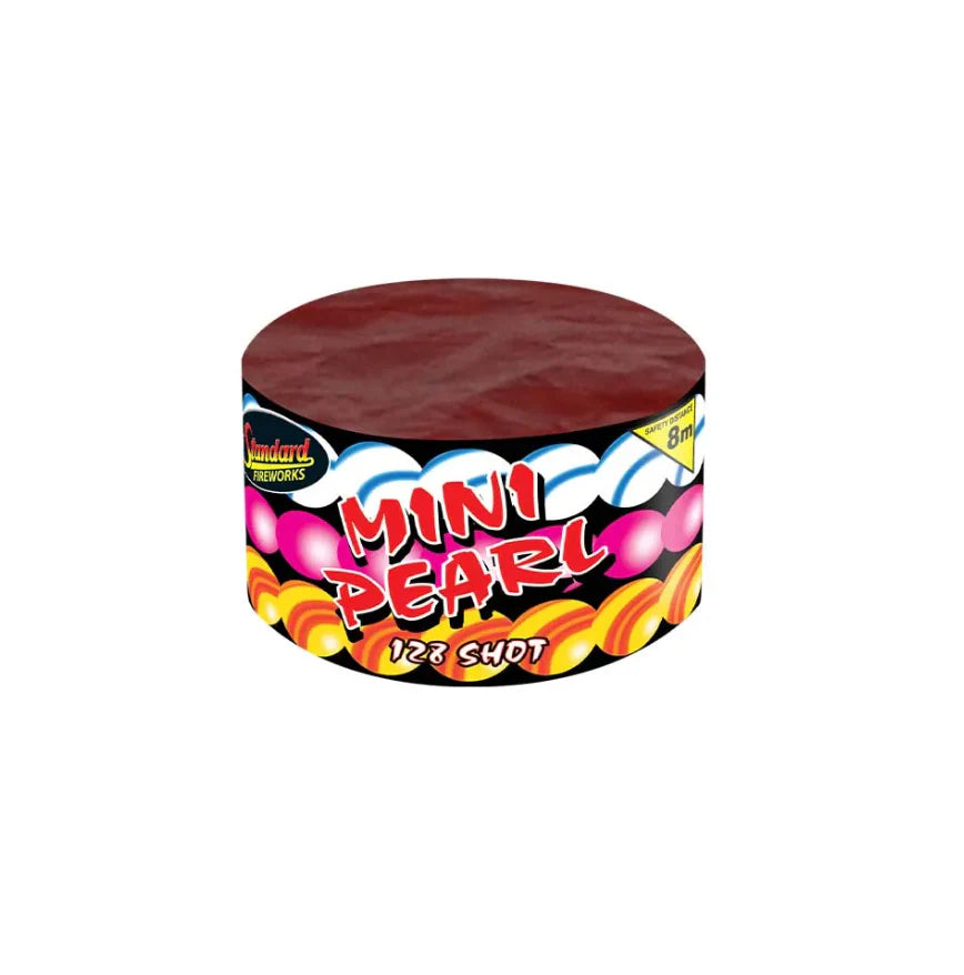 Mini Pearl 128 Rapid Fire Shots by Standard Fireworks