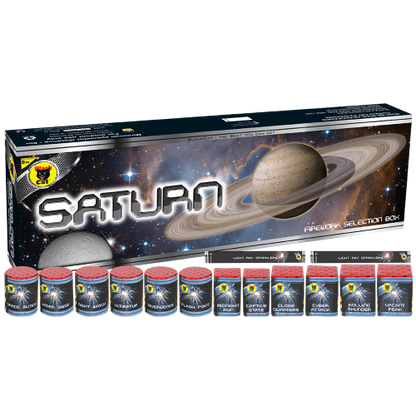 Saturn Selection Box 14 Firework Display Pack