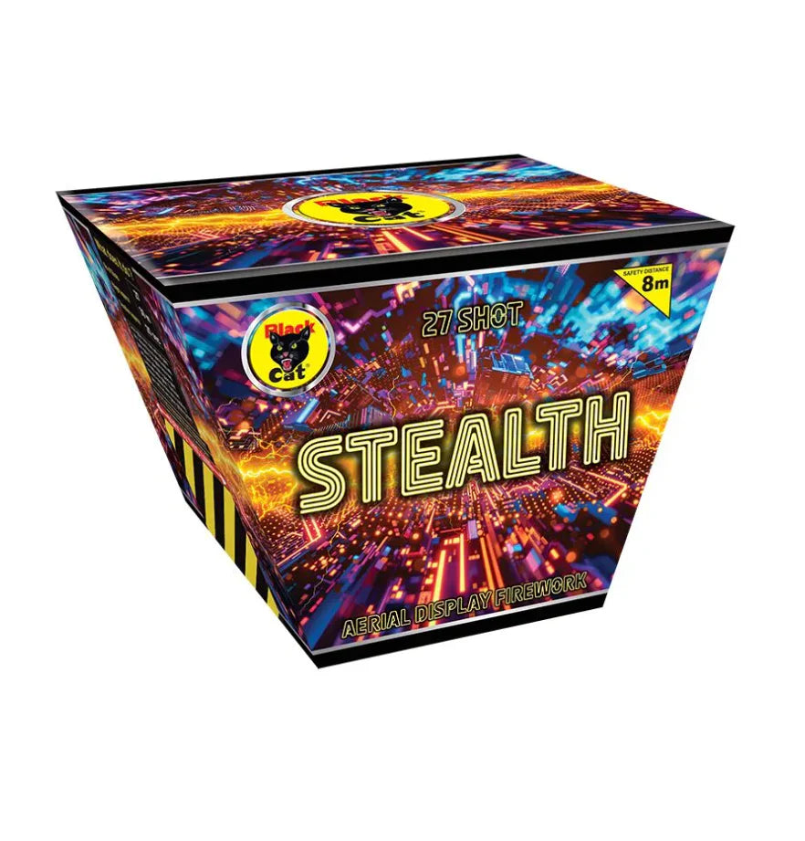 Stealth 27 Shot Cake by Black Cat Fireworks