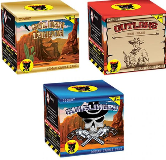 Wild West Assorted 25 Shots