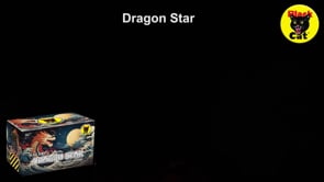 Dragon Star Single Ignition Firework - Black Cat Fireworks
