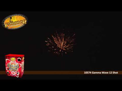 Gamma Wave 12 Shot Fireworks