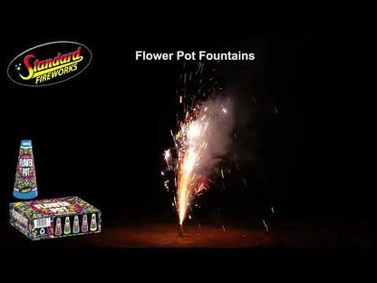 Flower Pot Fountains by Standard Fireworks
